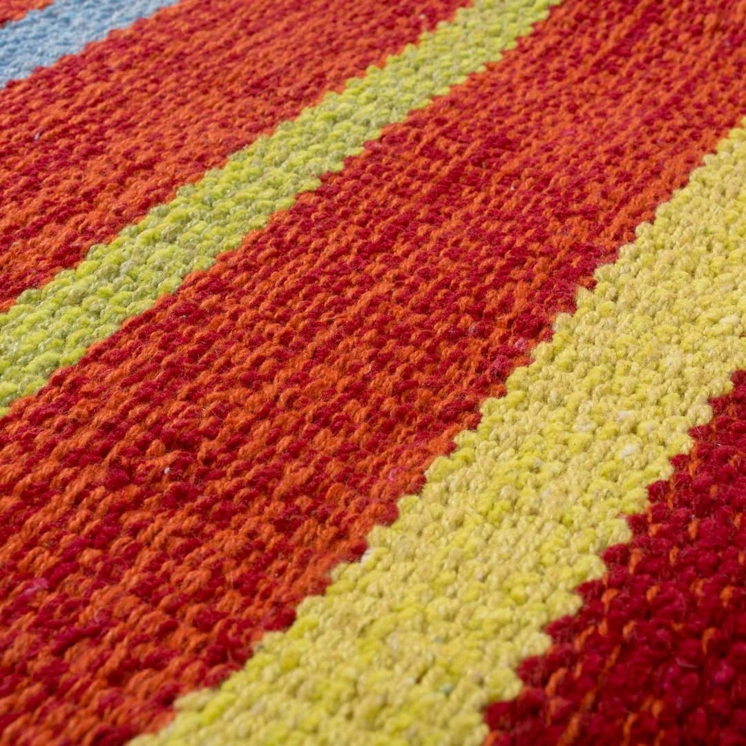 Paco Home Teppich Kilim 213 | Terrakotta