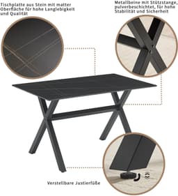 OTTO home Essgruppe Arye | Schwarz