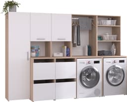 Parisot Mehrzweckschrank-Set Laundry 1 | Weiß