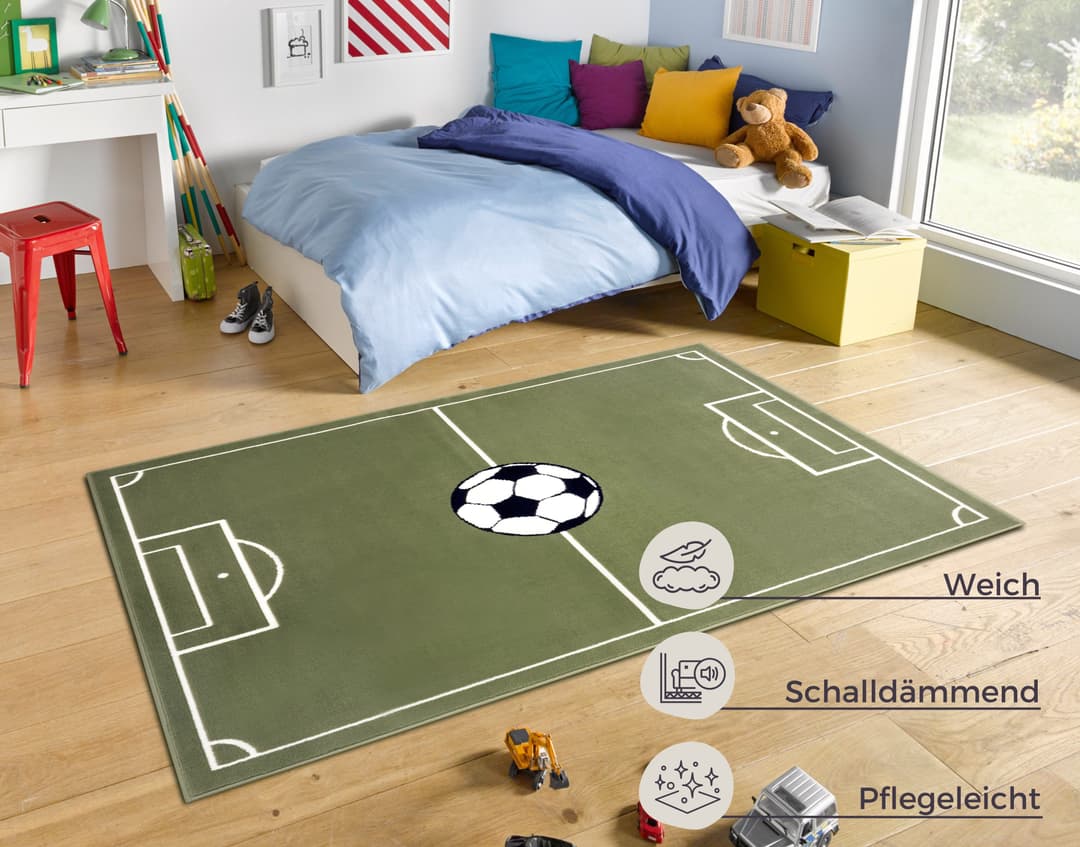 HANSE Home Teppich Estadio | Grün