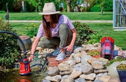 Einhell Akku-Schmutzwasserpumpe GE-DP 18/25 Li - Solo | Rot