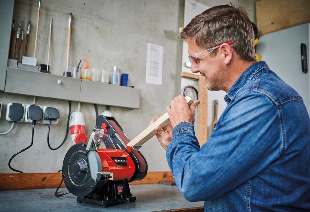Einhell Stand-Bandschleifer TC-US 350 | Rot