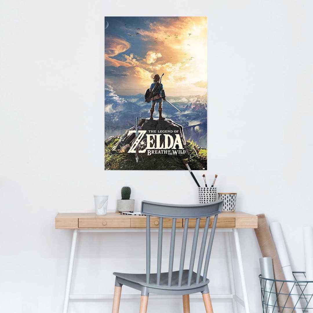 Reinders! Poster The Legend Of Zelda - breath of the wild | Mehrfarbig
