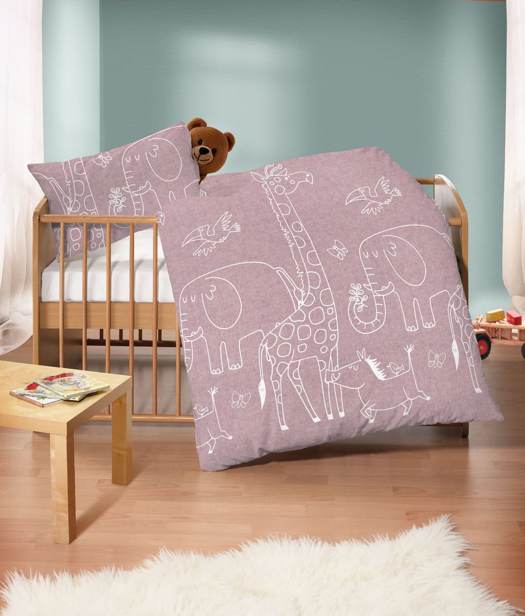 Biberna Kinderbettwäsche 0840520 | Mehrfarbig