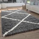 Paco Home Kalmar 442 Hochflor-Teppich | Grau 5