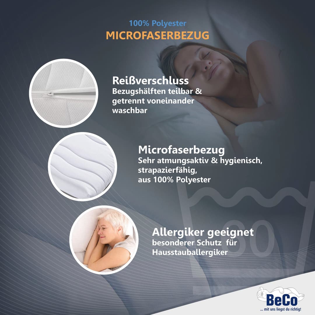 Beco Selection MF Komfortschaummatratze | Weiß