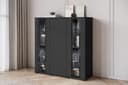 Home affaire Highboard Caro | Schwarz 4