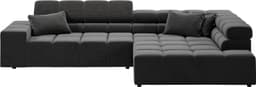 Home affaire Ecksofa Ancona | Schwarz