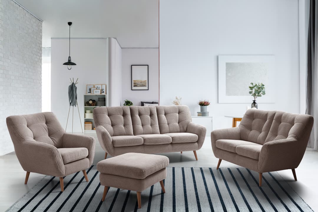 exxpo - sofa fashion Sessel Scandi | Braun