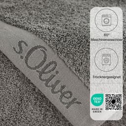 s.Oliver Gästehandtuch | Grau