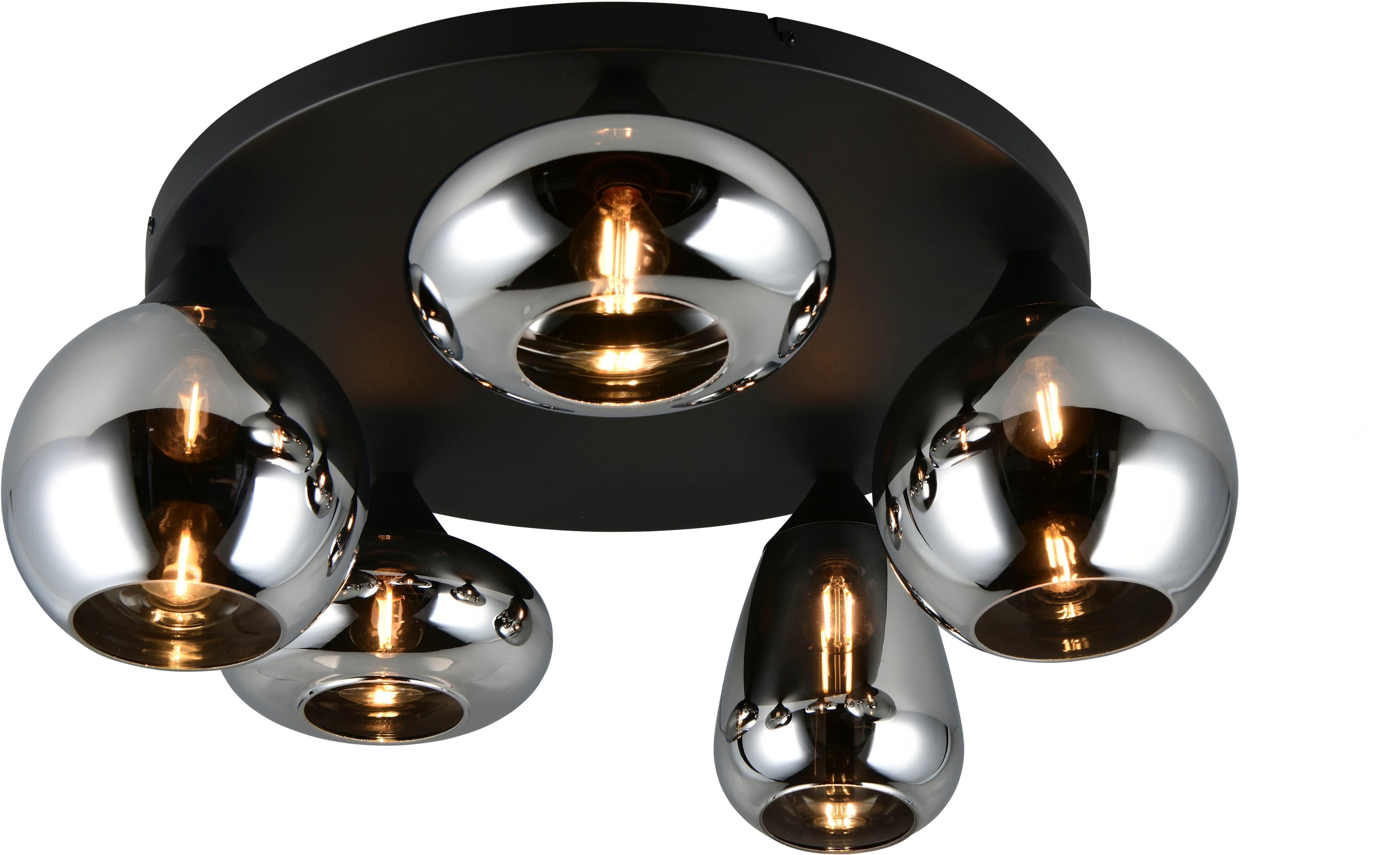 TRIO Leuchten Deckenleuchte Lumina | Schwarz