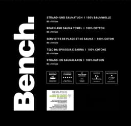 Bench Strandtuch | Schwarz