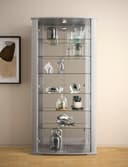 fif möbel Vitrine STELLA | Silber