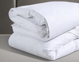 RIBECO Federbettdecke extra prall | Weiß