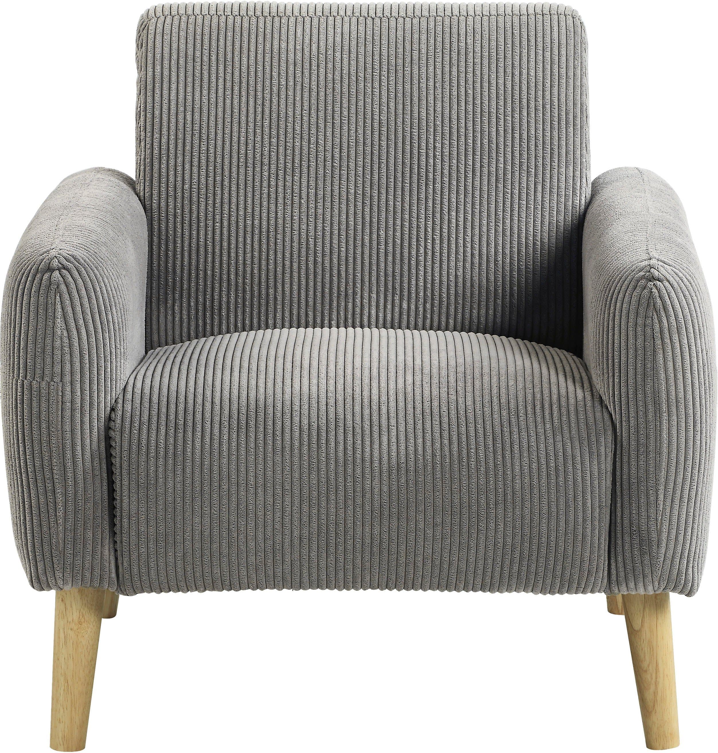 ATLANTIC home collection Sessel Moby | Grau