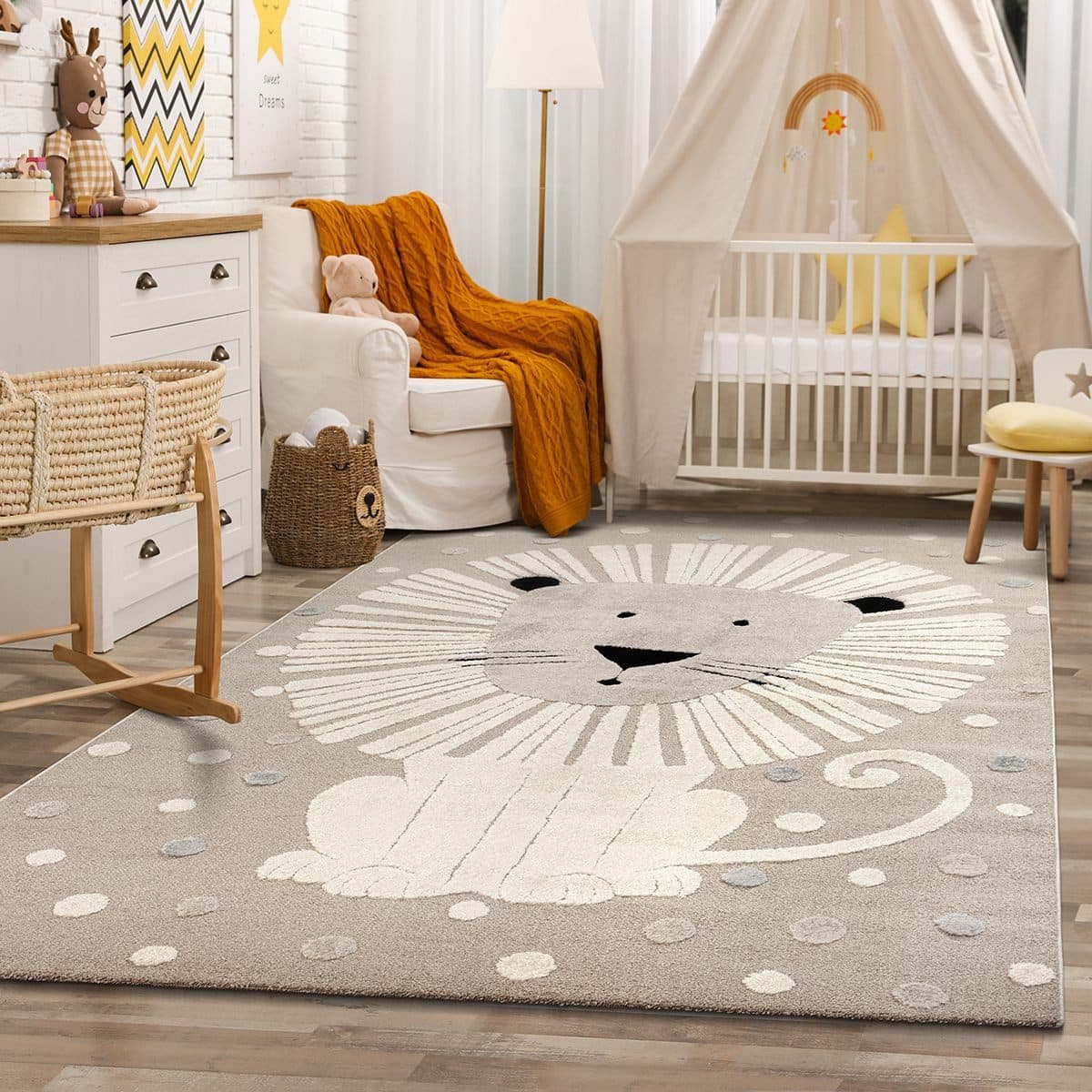 the carpet Teppich Everest Kids | Beige