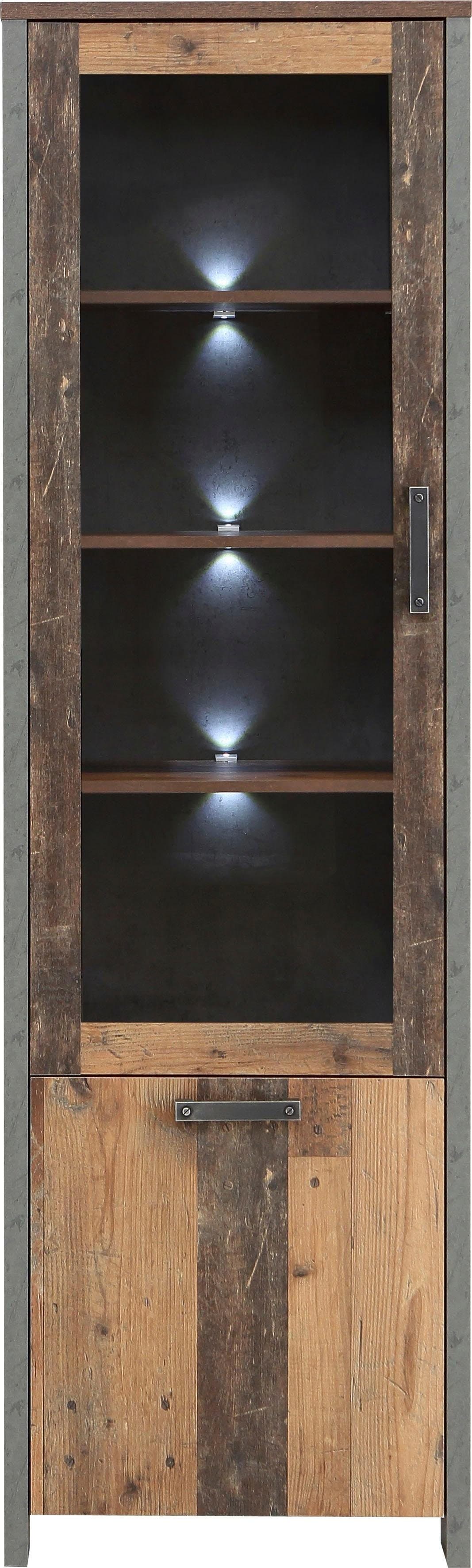 FORTE Vitrine Clif | Holztöne