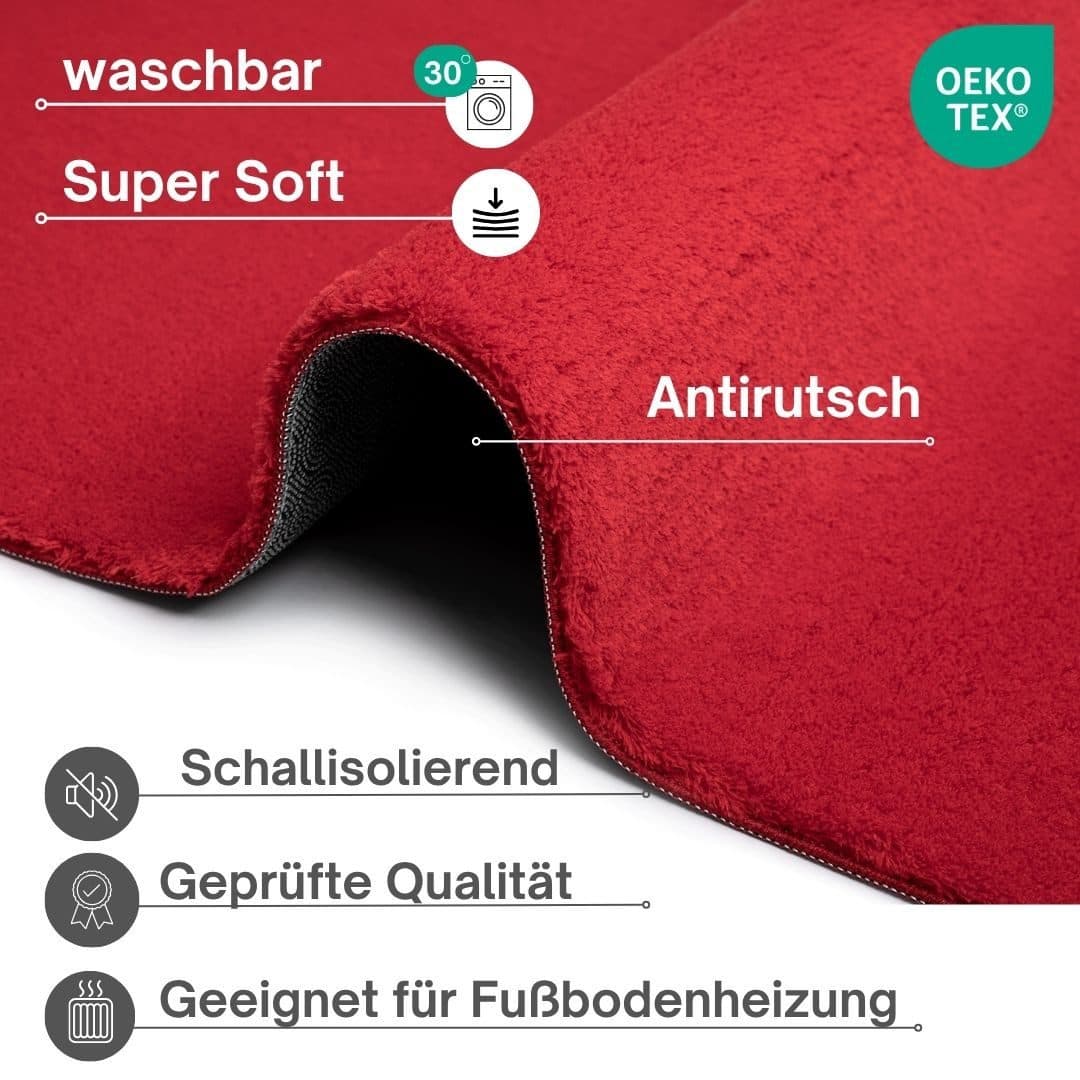 OTTO home Teppich Arabell | Rot