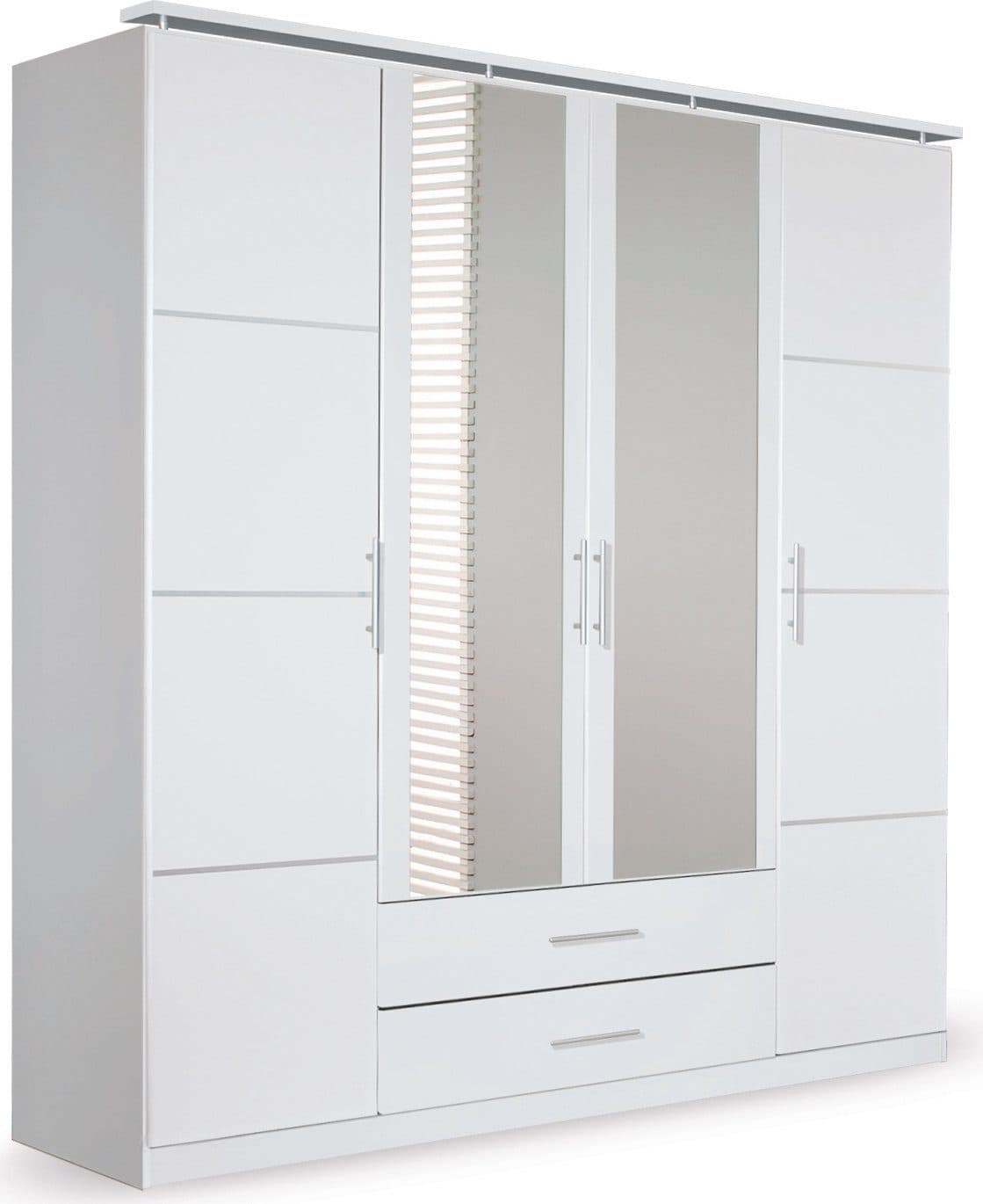 rauch Drehtürenschrank Micro | Weiß