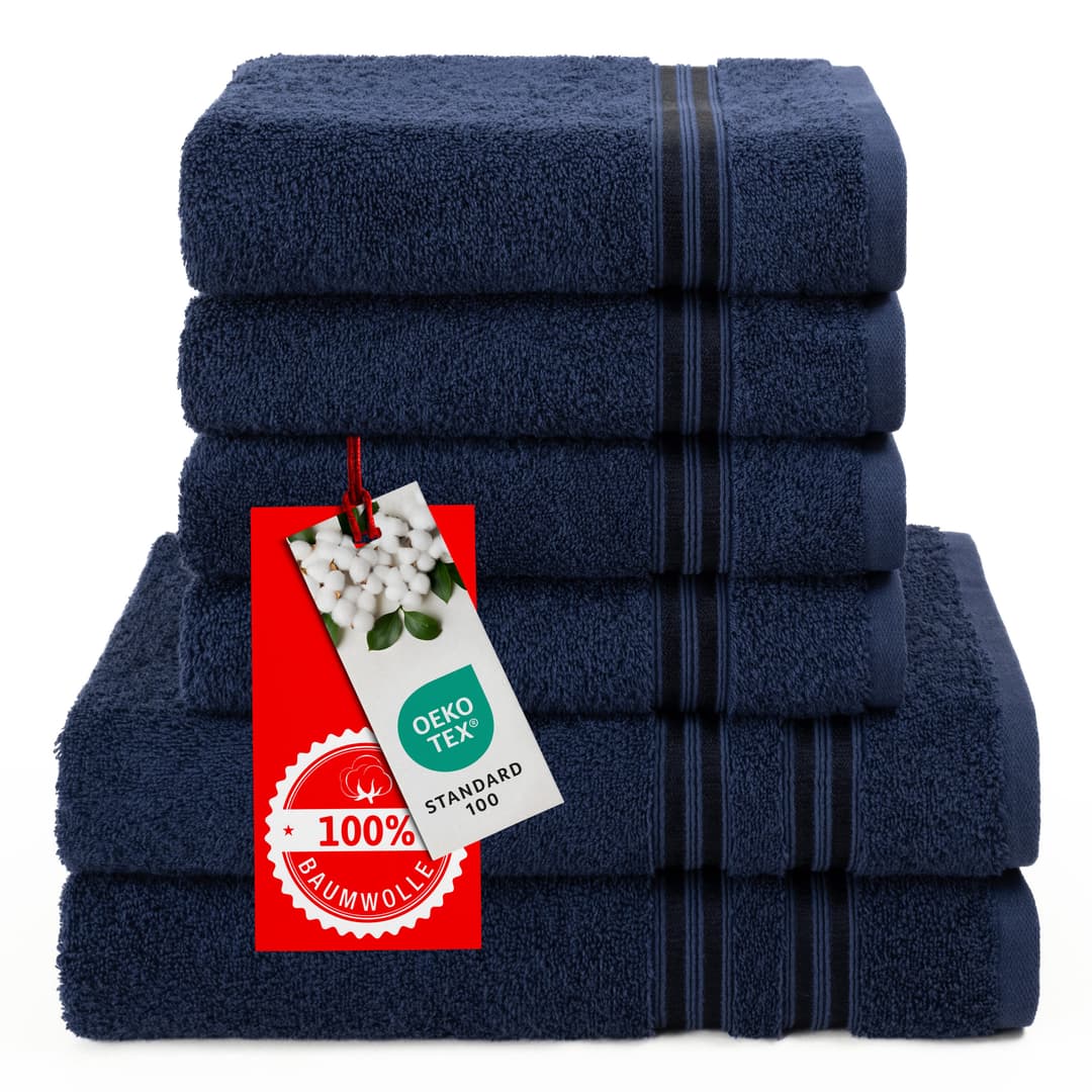 HAMMETEX Handtuch Set | Blau