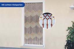 Maximex Türvorhang Holzperlen | Braun