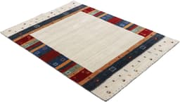 Carpetfine Gabbeh Nura Wollteppich | Beige
