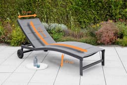 MERXX Gartenliege San Marino | Grau