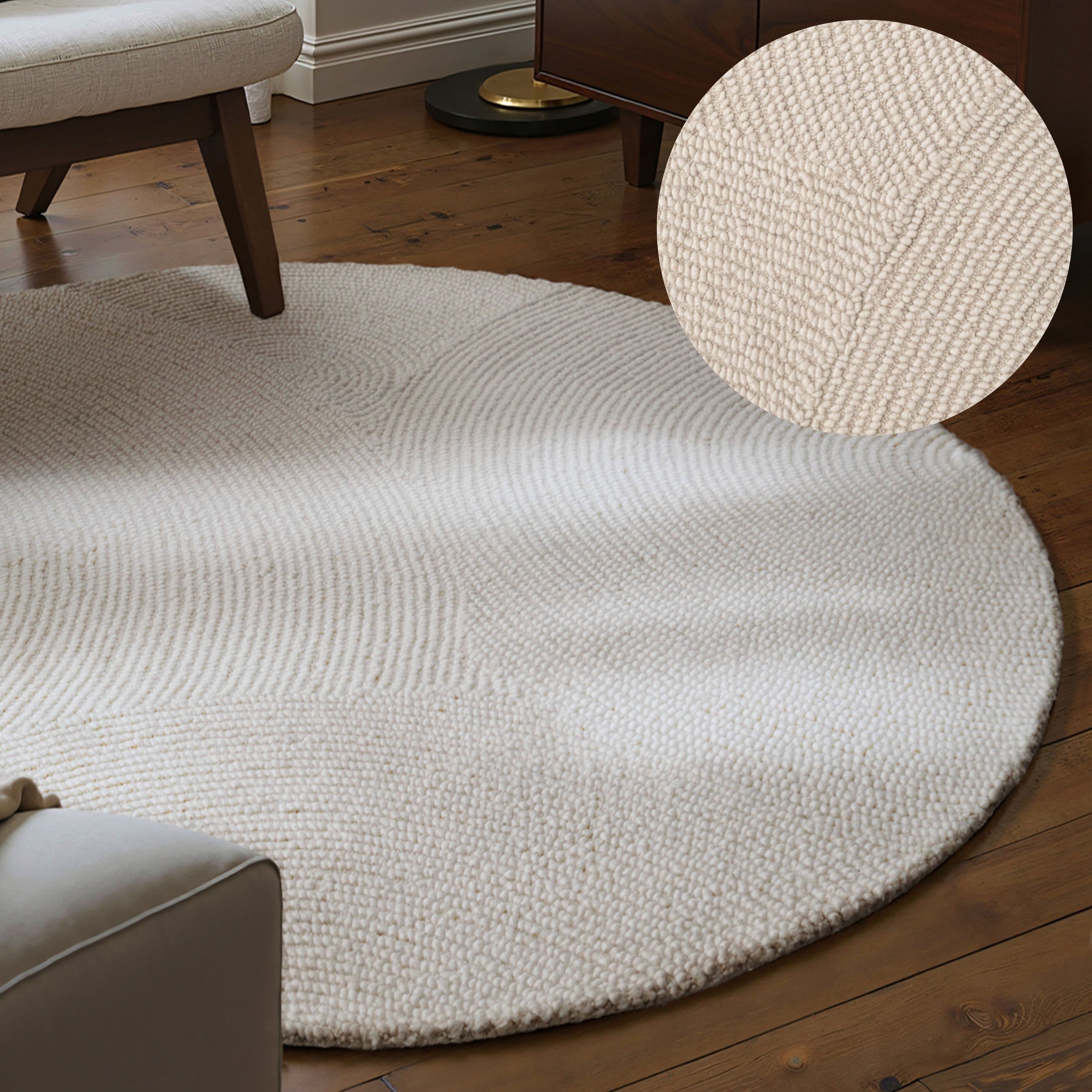 HANSE Home Wollteppich Calmio | Beige