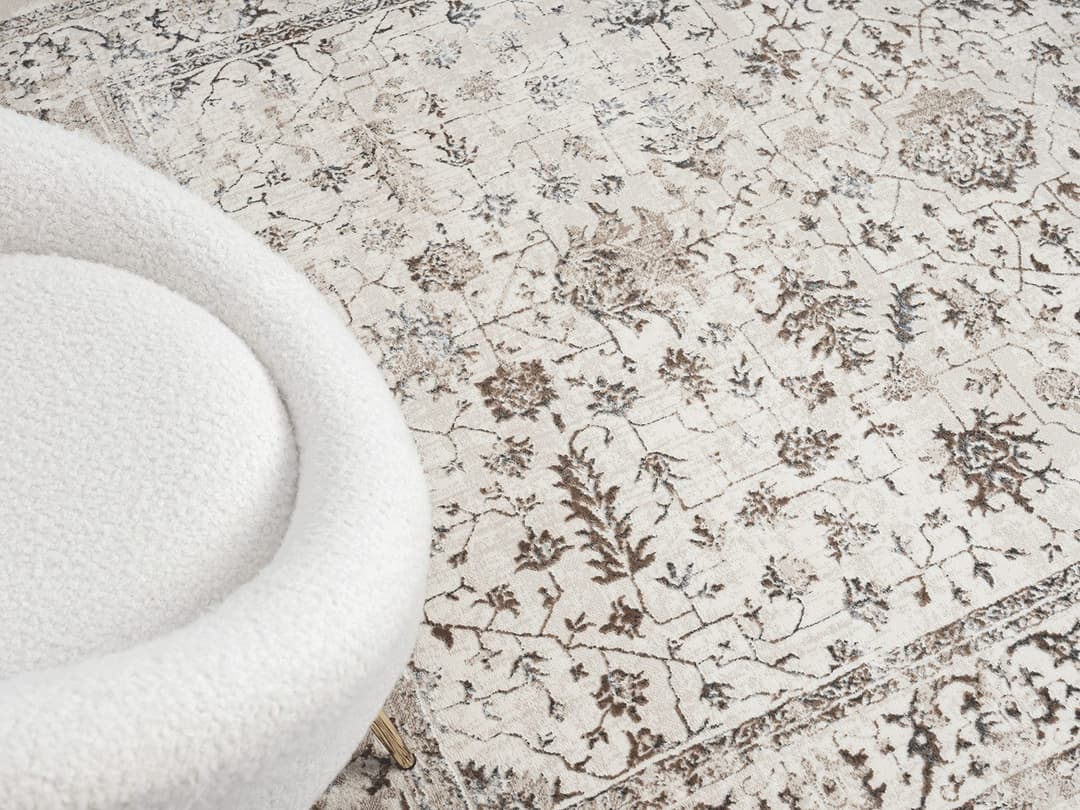 the carpet Teppich Mila | Beige