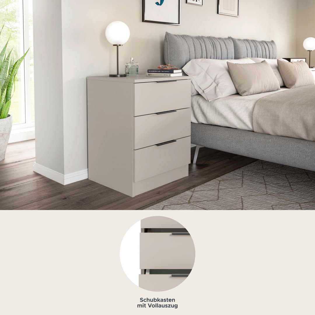 Home affaire Nachtkommode Skarde | Beige