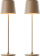 Brilliant LED Tischleuchte Kaami | Braun