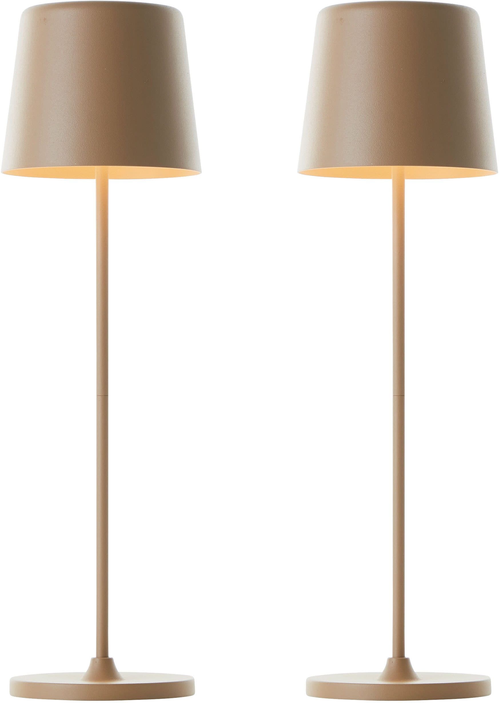 Brilliant LED Tischleuchte Kaami | Braun