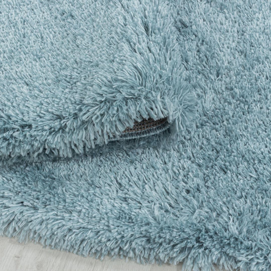 Ayyildiz Teppiche FLUFFY 3500 Hochflor-Teppich | Blau