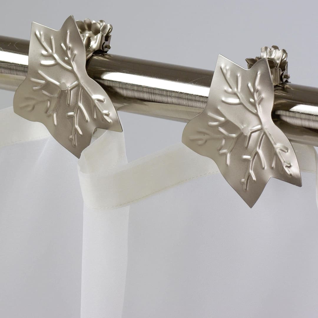 Liedeco Dekoklammer Blatt | Silber