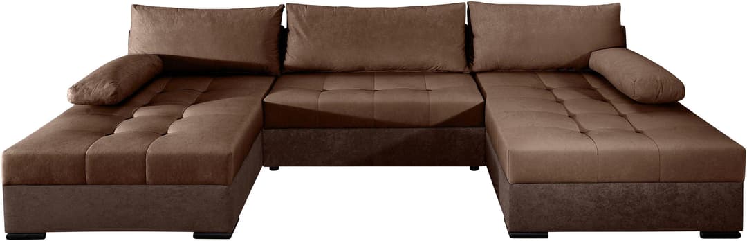 COLLECTION AB Wohnlandschaft Josy U-Form | Braun