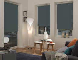 Seitenzugrollo EASYFIX Rollo Thermo ENERGIESPAREND | Grau