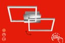Briloner Leuchten LED Deckenleuchte FRAME | Silber