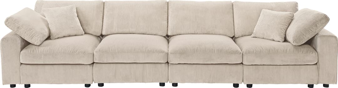 OTTO home Bennid 4-Sitzer Modulsofa | Beige