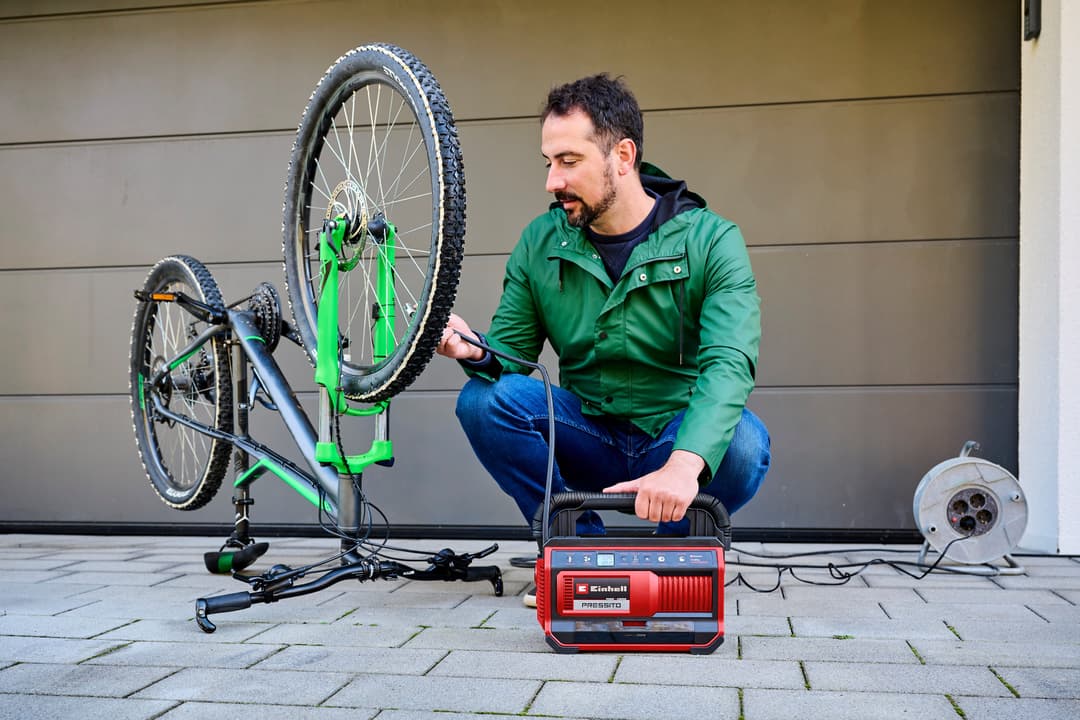 Einhell Kompressor PRESSITO 18/25 Hybrid | Rot