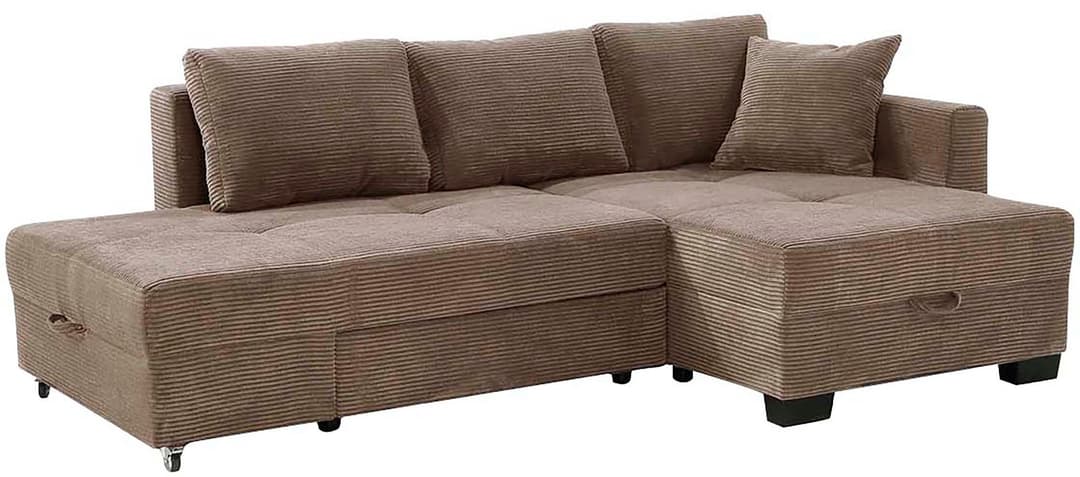 Jockenhöfer Gruppe Ecksofa Fantasy L-Form | Braun