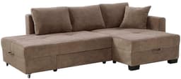 Jockenhöfer Gruppe Ecksofa Fantasy L-Form | Braun