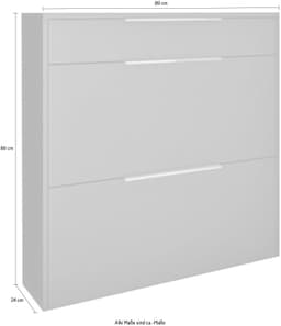 borchardt Möbel Schuhschrank Oliva | Weiß