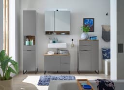 BASIC by Balculina Waschbeckenunterschrank Denver | Grau