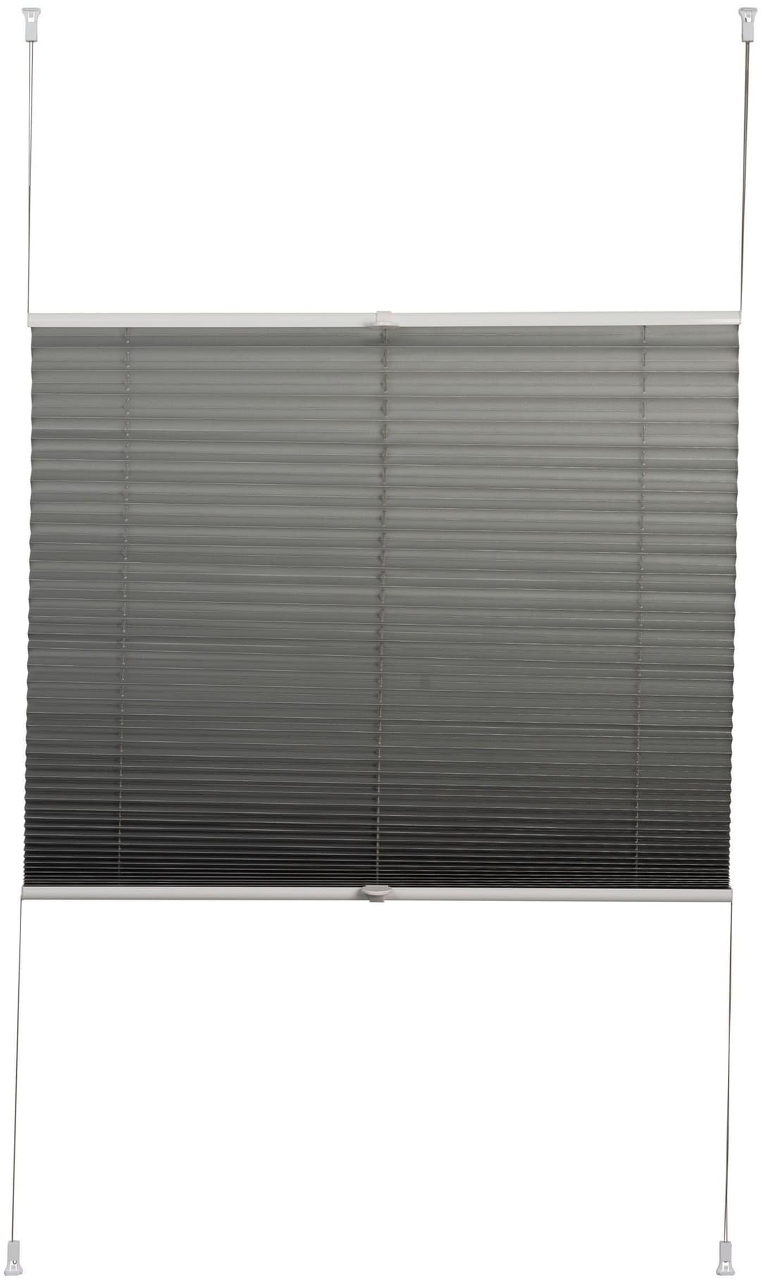 K-HOME Plissee Klemmfix Pisa | Silber