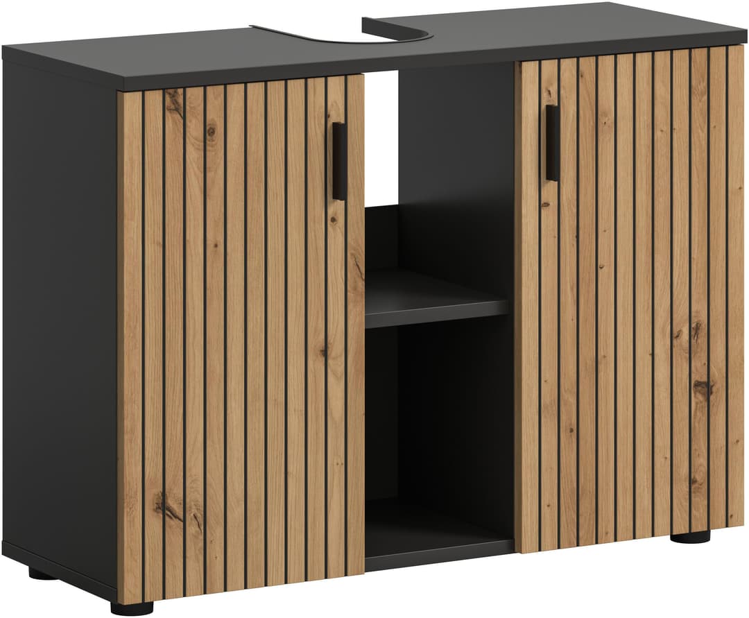 welltime MANI Waschbeckenunterschrank | Holztöne