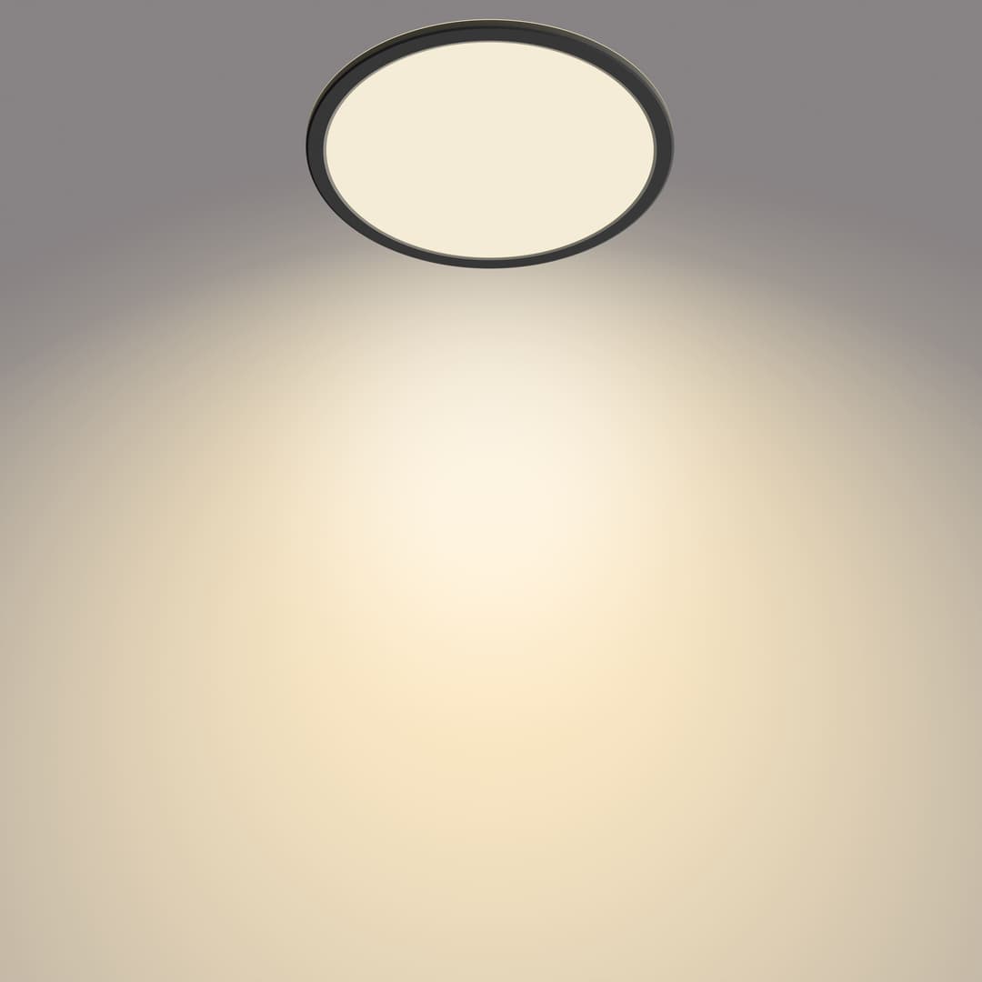 Philips LED Deckenleuchte Superslim CL550 | Schwarz