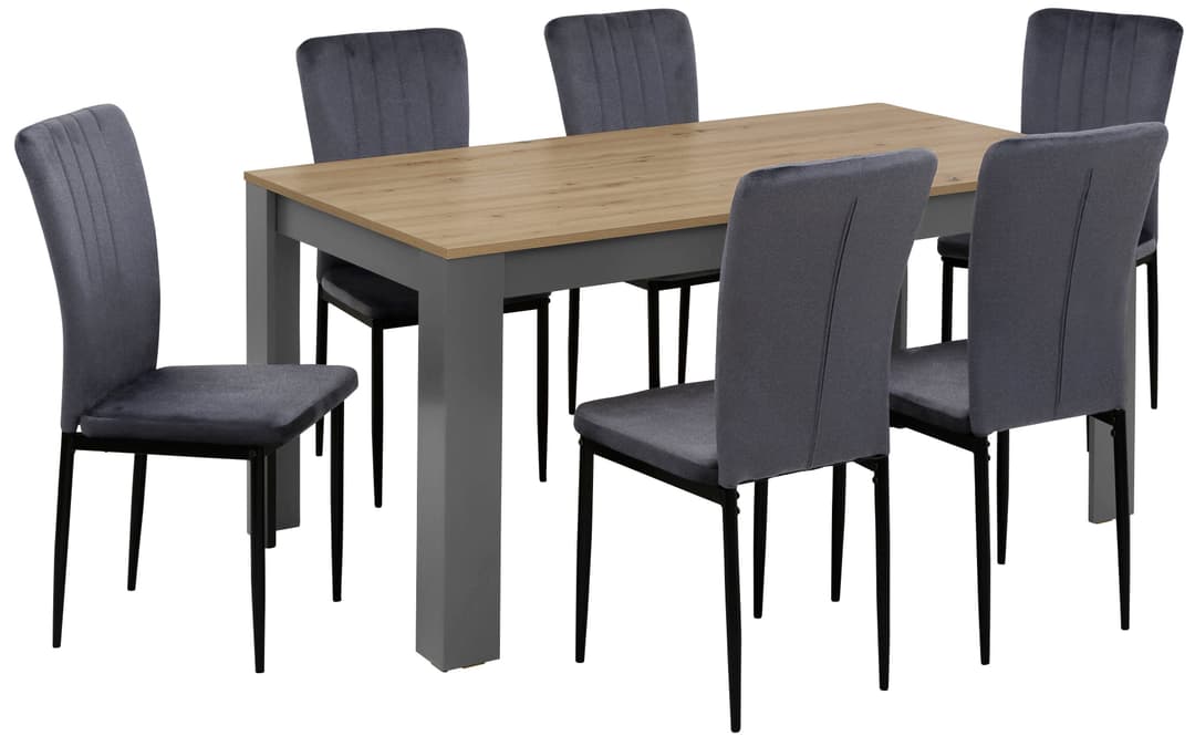 Home affaire Essgruppe Bergamo | Grau