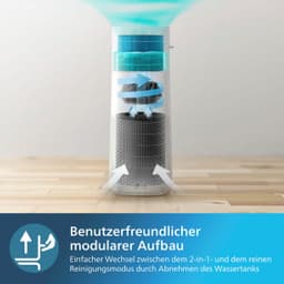 Philips Kombigerät Luftbefeuchter und -reiniger AC3737/10 3000 Series