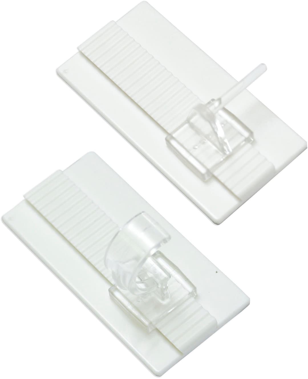 GARDINIA Gardinenstangenhalter Klebehaken Universal | Transparent