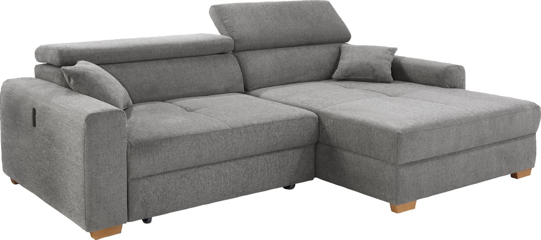 Jockenhöfer Gruppe Ecksofa Slider L-Form | Grau